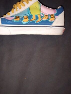 Simpsons Inspired Vans, Men's Size 11